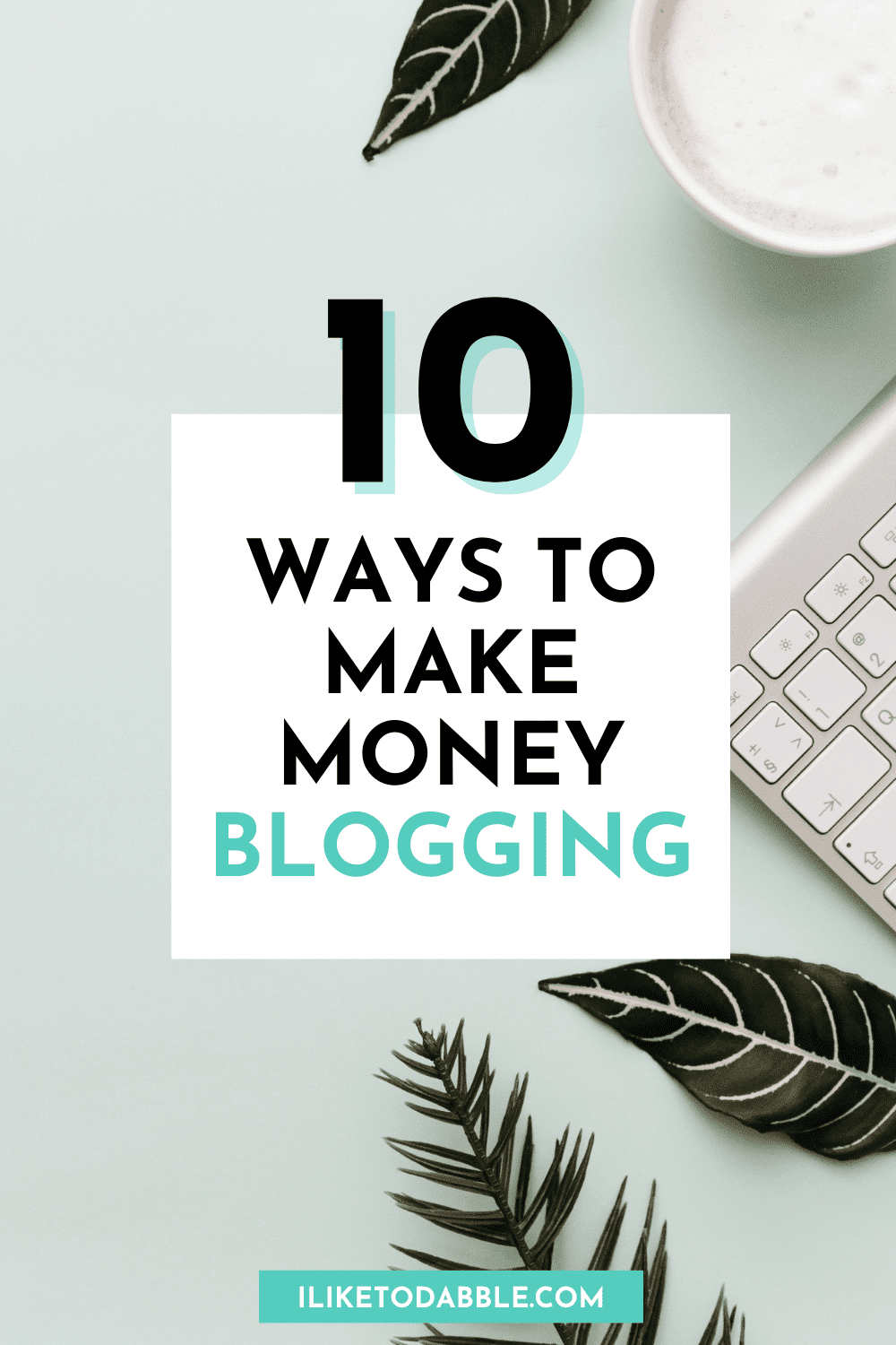 make money blogging pinnable image