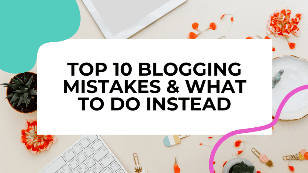 blogging mistakes featured image