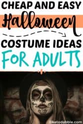 Cheap and Easy Halloween Costume Ideas For Adults
