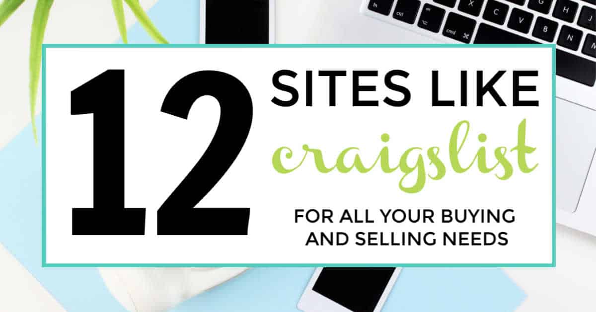 12 sites like craigslist for all your buying and selling needs. How to resell items online. How to make money as a reseller. Thrifty finds. Flipping items online. #siteslikecraigslist #reseller