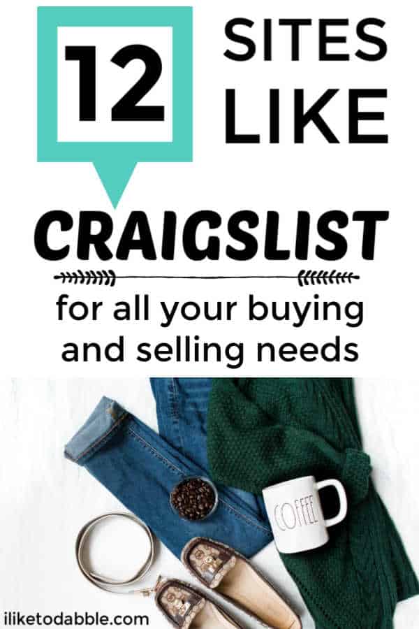 12 sites like craigslist for all your buying and selling needs. How to resell items online. How to make money as a reseller. Thrifty finds. Flipping items online. #siteslikecraigslist #reseller