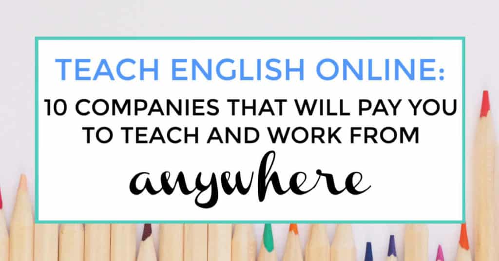 teach english online. featured image