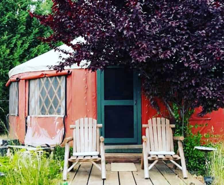 applegate valley yurt for rent on airbnb