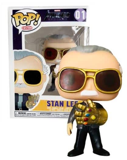 Funko pop easiest items to flip for a profit. Image of Stan Lee pop collectable.