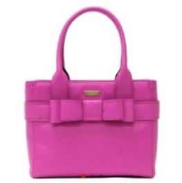 thrift store flipping pink kate spade bow bag. Image of pink kate spade bow bag.