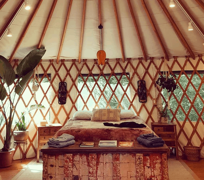 Mount Madonna Yurt in California