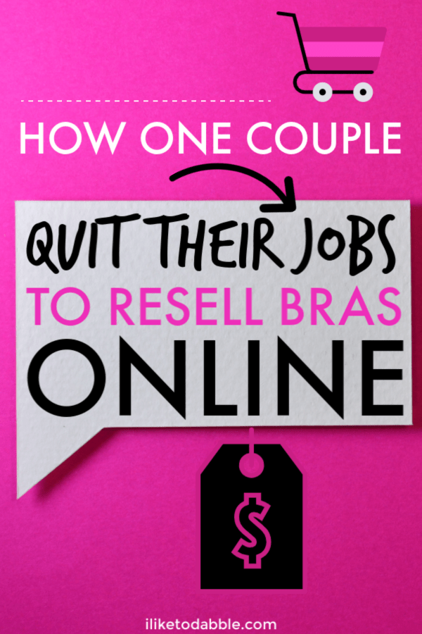 This entrepreneur story features Nathan and Alysha from Hustle Buddies who quit their jobs as teachers to do full time Amazon retail arbitrage. Their favorite item to sell? Bras! #retailarbitrage #resellonline #resellers #resell #amazonfba #amazonseller #sidehustles #bestsidehustles #sidehustleideas #makemoneyonline #makemoney