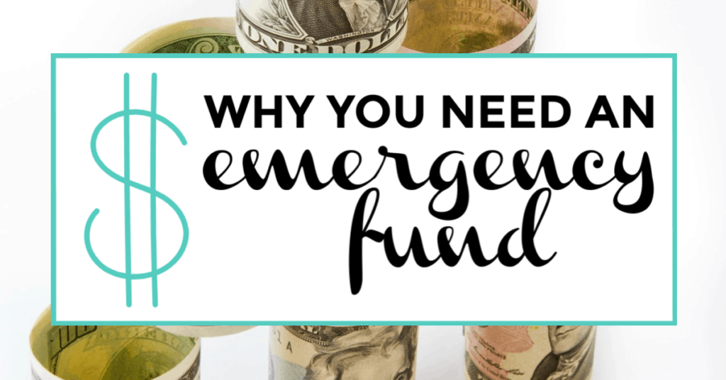 emergency fund. featured image of coin jar in background.
