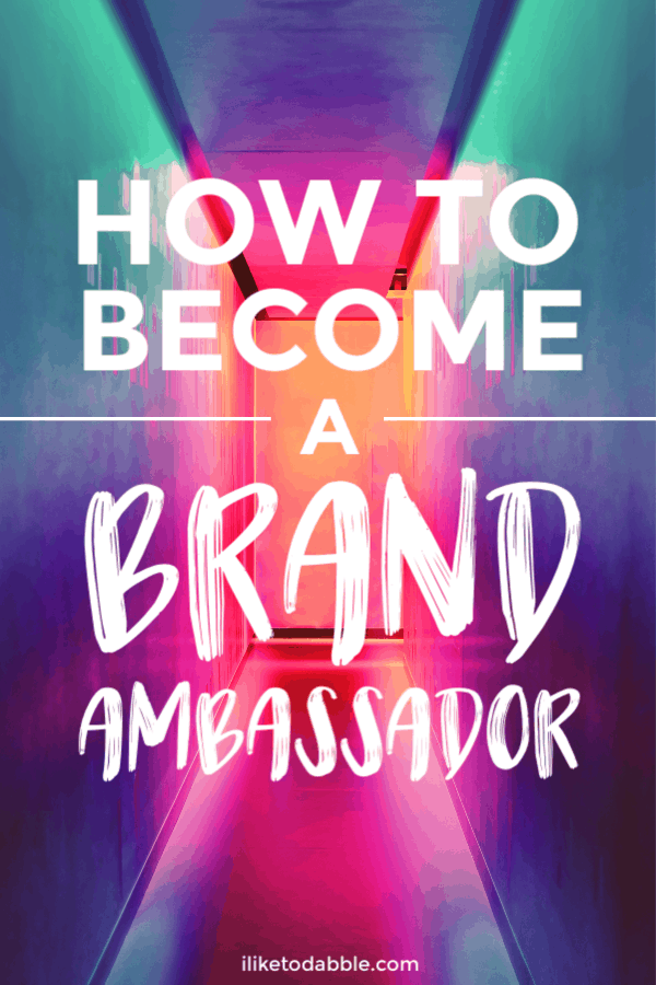 BECOME AN AMBASSADOR