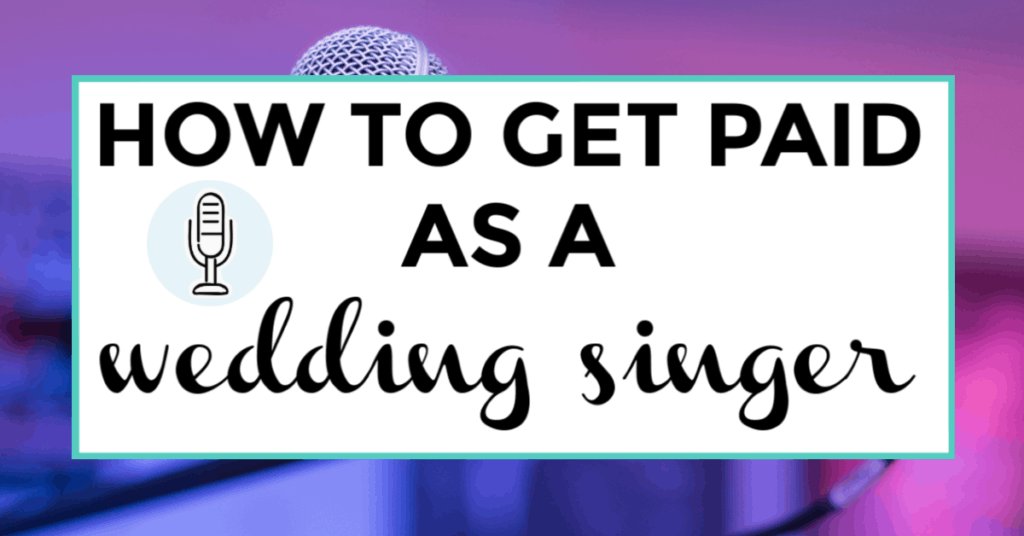 how to become a wedding singer. featured image of microphone in background.