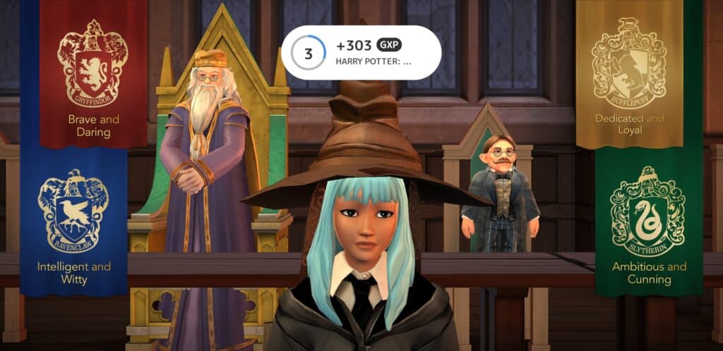 Recensione di Mistplay - screenshot dal gioco di Harry Potter