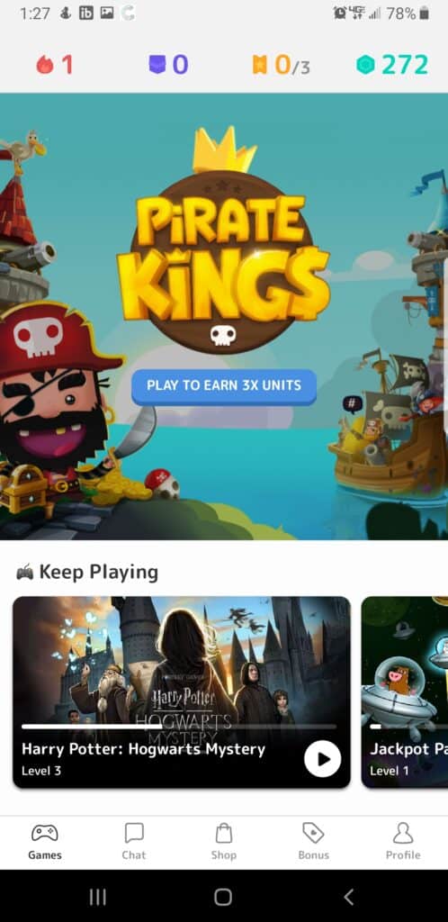 Mistplay review - featured game section - Pirate Kings Screenshot