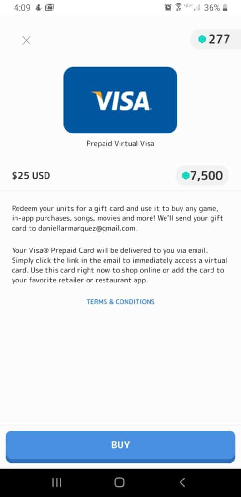 Mistplay review - redeem gift card