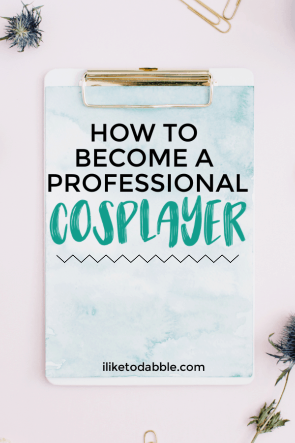 How this professional cosplayer monetizes her craft and cosplays for a side hustle. Image of clipboard and paperclips. #entrepreneur #sidehustles #cosplay