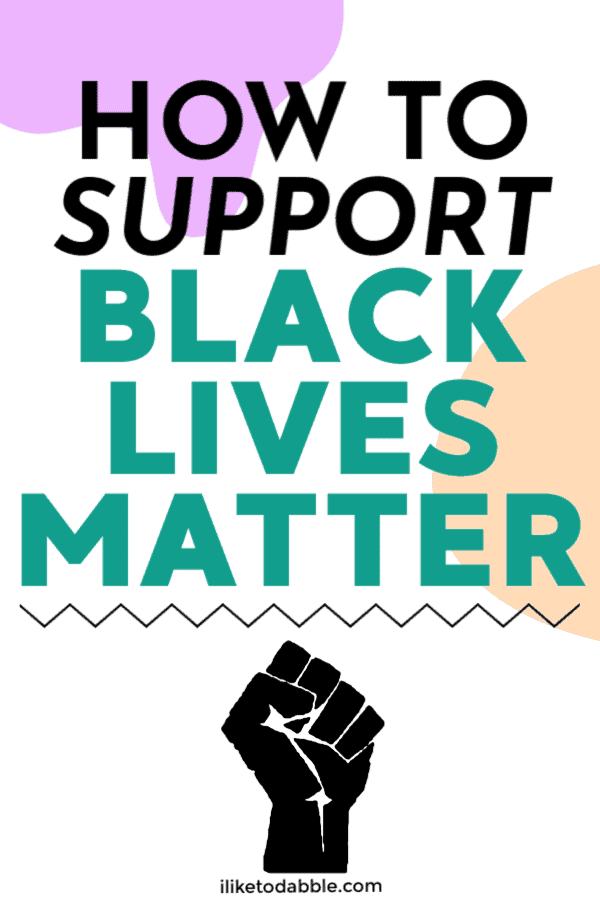 How to support black lives matter, where to donate, and how to be a better ally. Fist of Black Lives Matter. #blacklivesmatter #demandjustice