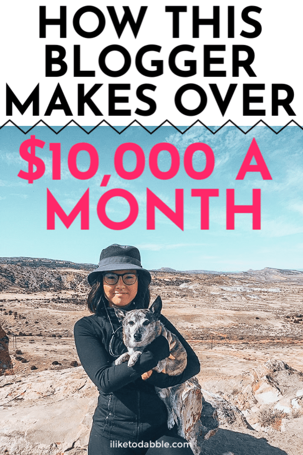 How this blogger makes over $10,000 a month from her blog (and even almost quit a few times). Check out this interview with Alexis at Fitnancials.com #makemoneyblogging #sidehustleideas #workfromhome #bloggingtips #blogging #blogging101