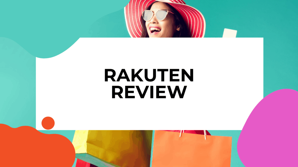 rakuten review featured image of woman in sun glasses and a sun hat carrying shopping bags