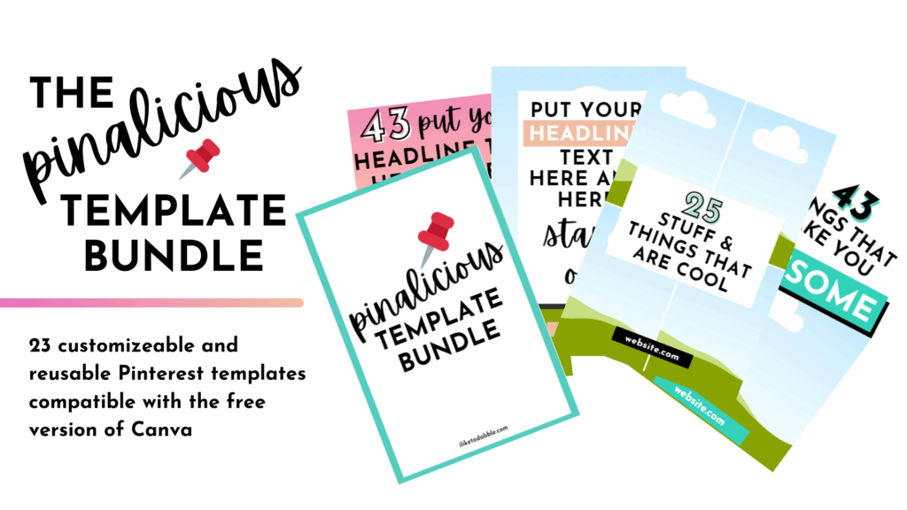 pinalicious template bundle screenshot