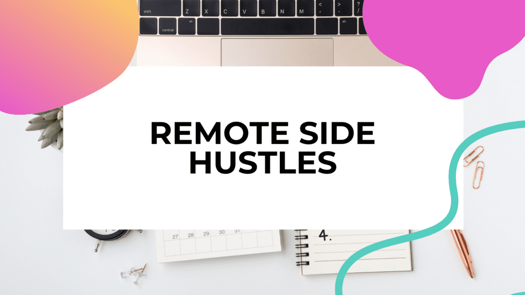 remote side hustles featured image