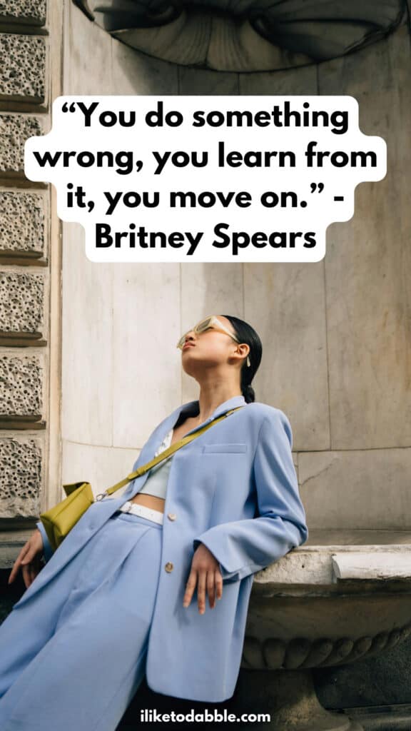 britney spears hustle quote pinnable image