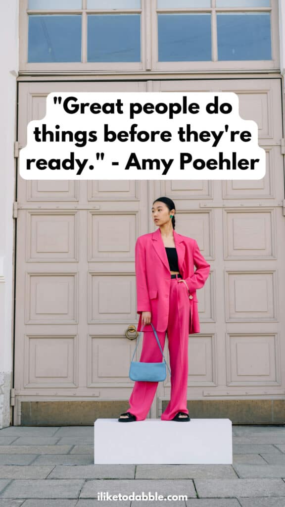 pinnable image with quote from amy poehler